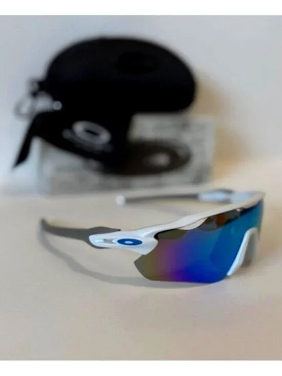 Oakley Radar EV PRIZM Polarized Blue OO9208 White-Gray Frame - Picture 3 of 11